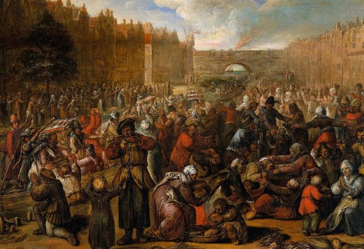The siege of Leiden