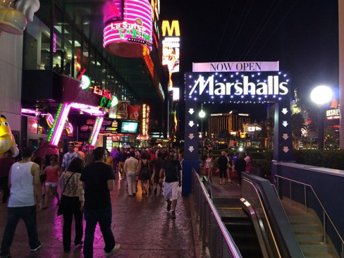 Part of the Las Vegas Strip.
