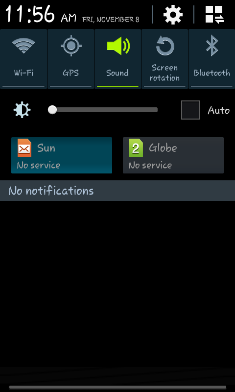 No network