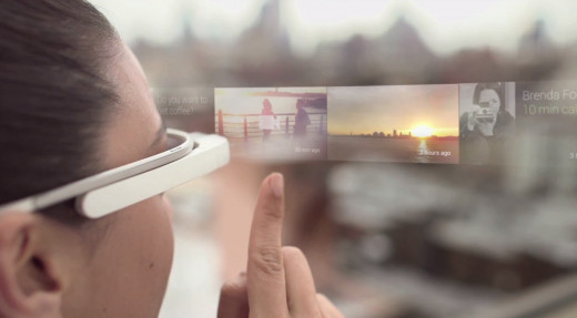 A view through Google Glass