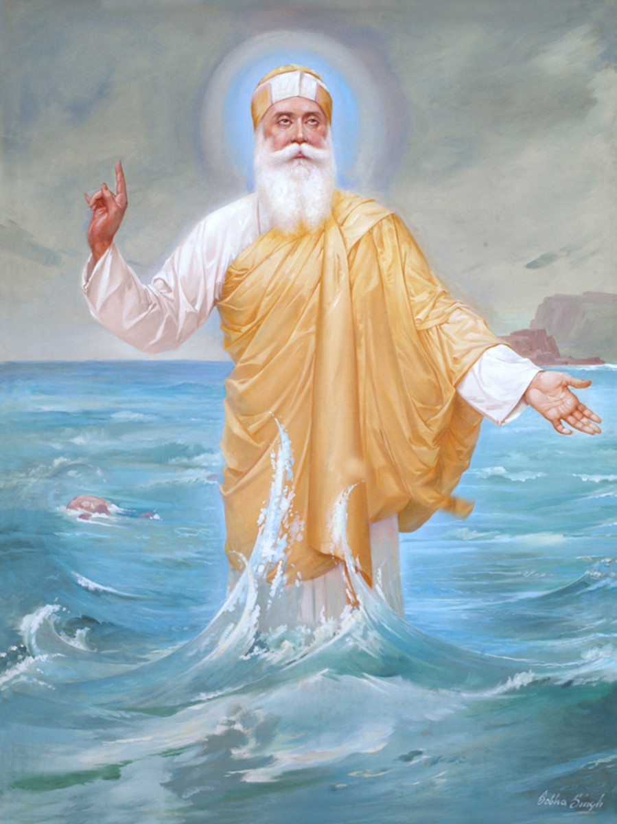 Guru'nun izimi Sobha Singh tarafndan Nanak