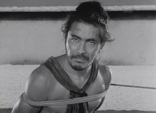 Toshiro Mifune in Kurosawa's classic Rashomon (1950)