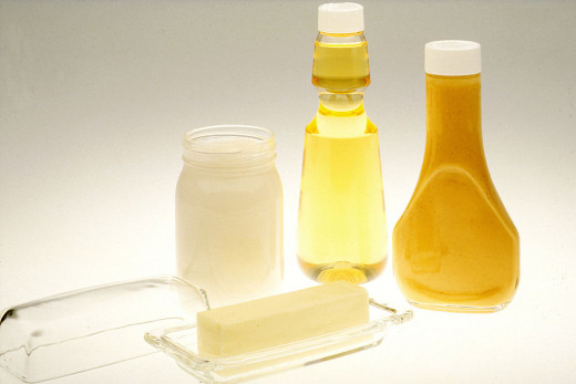Fats come in many types and can be liquid or solid at room temperature. 