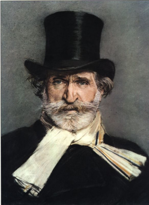 The great composer himself, Giuseppe Verdi.