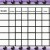 Girly purple goals chart. Girly purple goals chart.