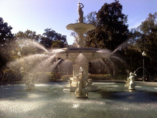 The amazing Forsyth Park fountain.