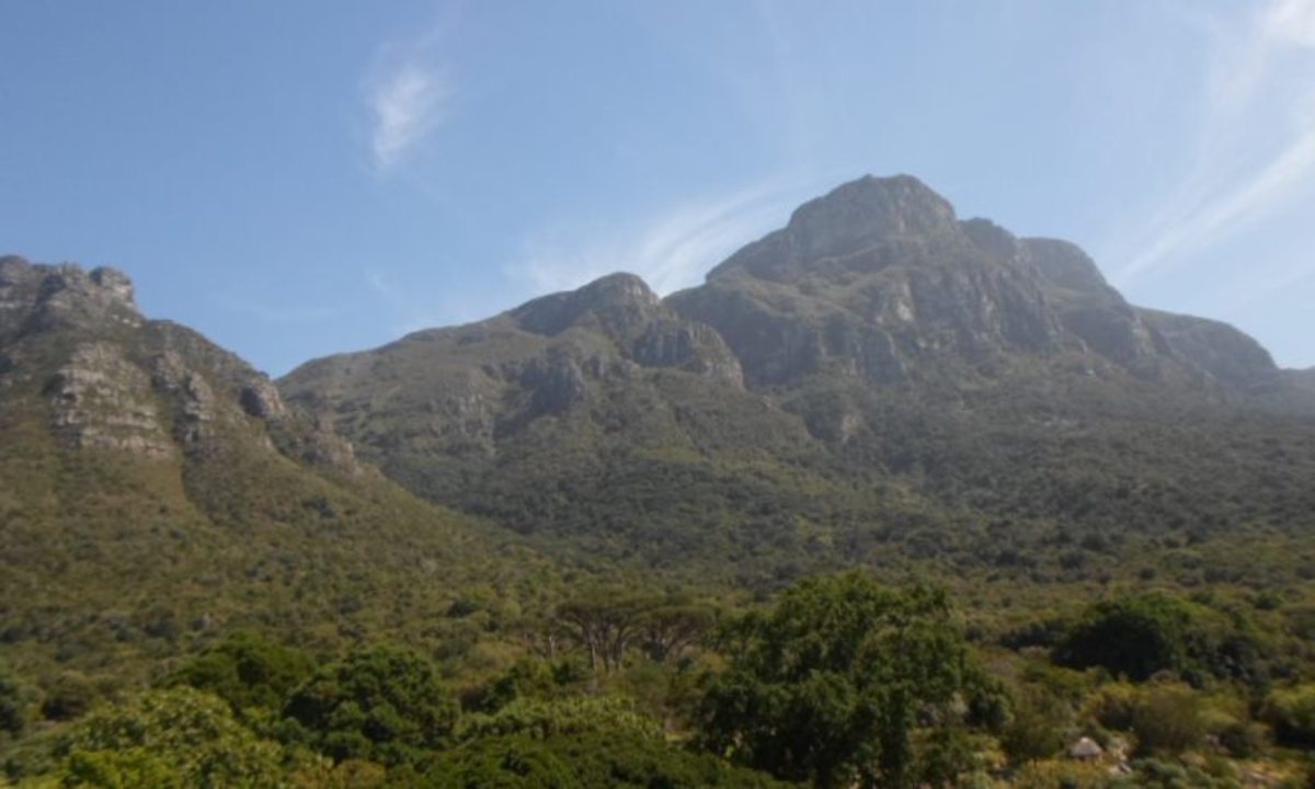 Part of the lower Table Mountain range, South Africa 