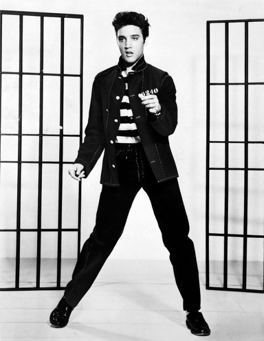 Elvis in Jailhouse Rock (1957)