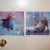 Elsa, Anna & Olaf Ice Skating, while Sven tries too. Those 2 pictures from the calendar worked well next to each other