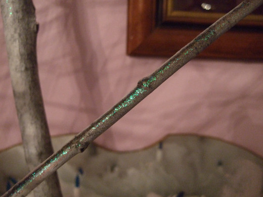 Glitter Branch Close Up 2