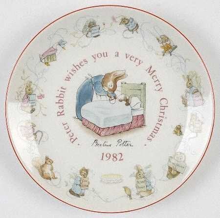 Another verion of the Peter Rabbit Christmas plate