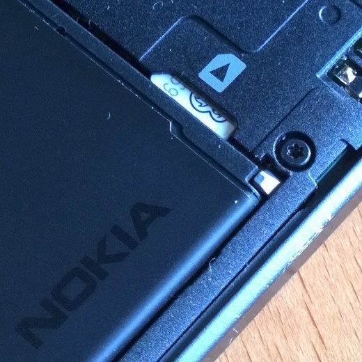 Sim card held firmly in place