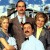 Basil and Sybil Fawlty with Polly and Manuel