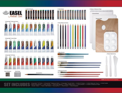 Royal & Langnickel 104-Piece All Media Easel Artist Set