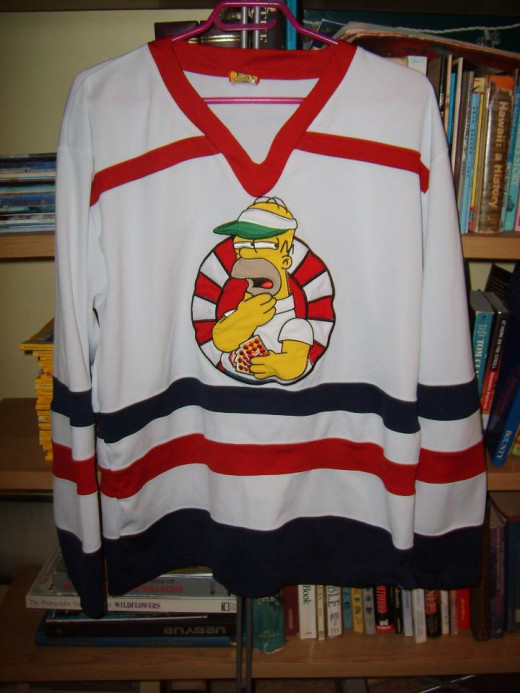 The best of both world - my son is a Simpsons AND hockey fan.  I couldn't have found a more perfect gift!  A bargain at $5.99
