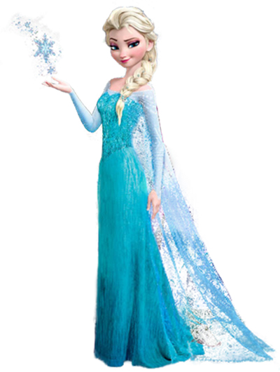 Elsa Costume From the Hit Movie Frozen - 2014 gift for girls 