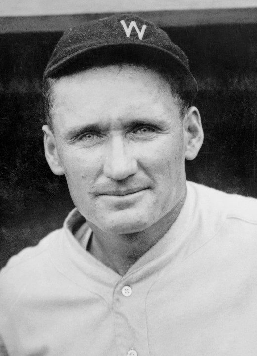 Walter Johnson was known for a sizzling fastball in his reign of dominance while pitching for the Senators. 