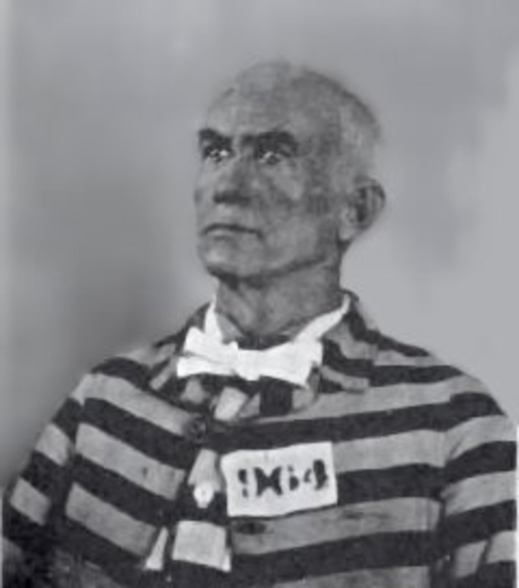 The Baron of Arizona in prison in 1895. He served time in prison for his intricate fraud.