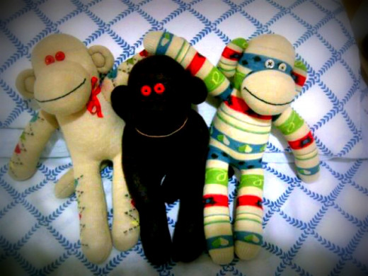 Sock Monkeys for Happiness