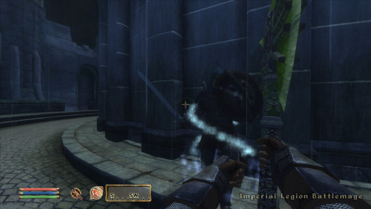 Oblivion's combat is far better made than Morrowind's, though all of the games suffer from a certain lack of weight.