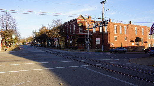 Here we have a photo of downtown La Grange Kentucky. 