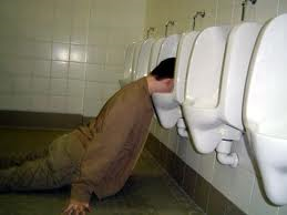 "How Long You Can Lay Your Head in The Toilet or Urinal Game"