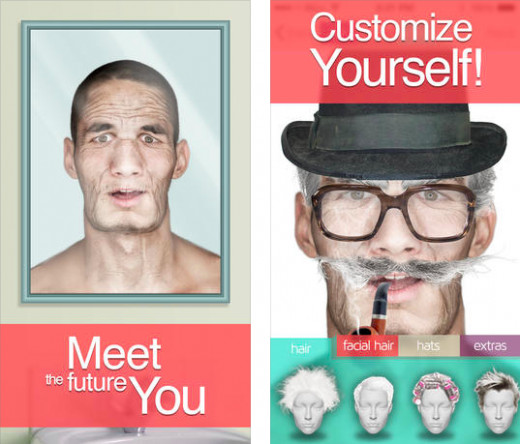 Old Fart Book screen shots. Available via iTunes.