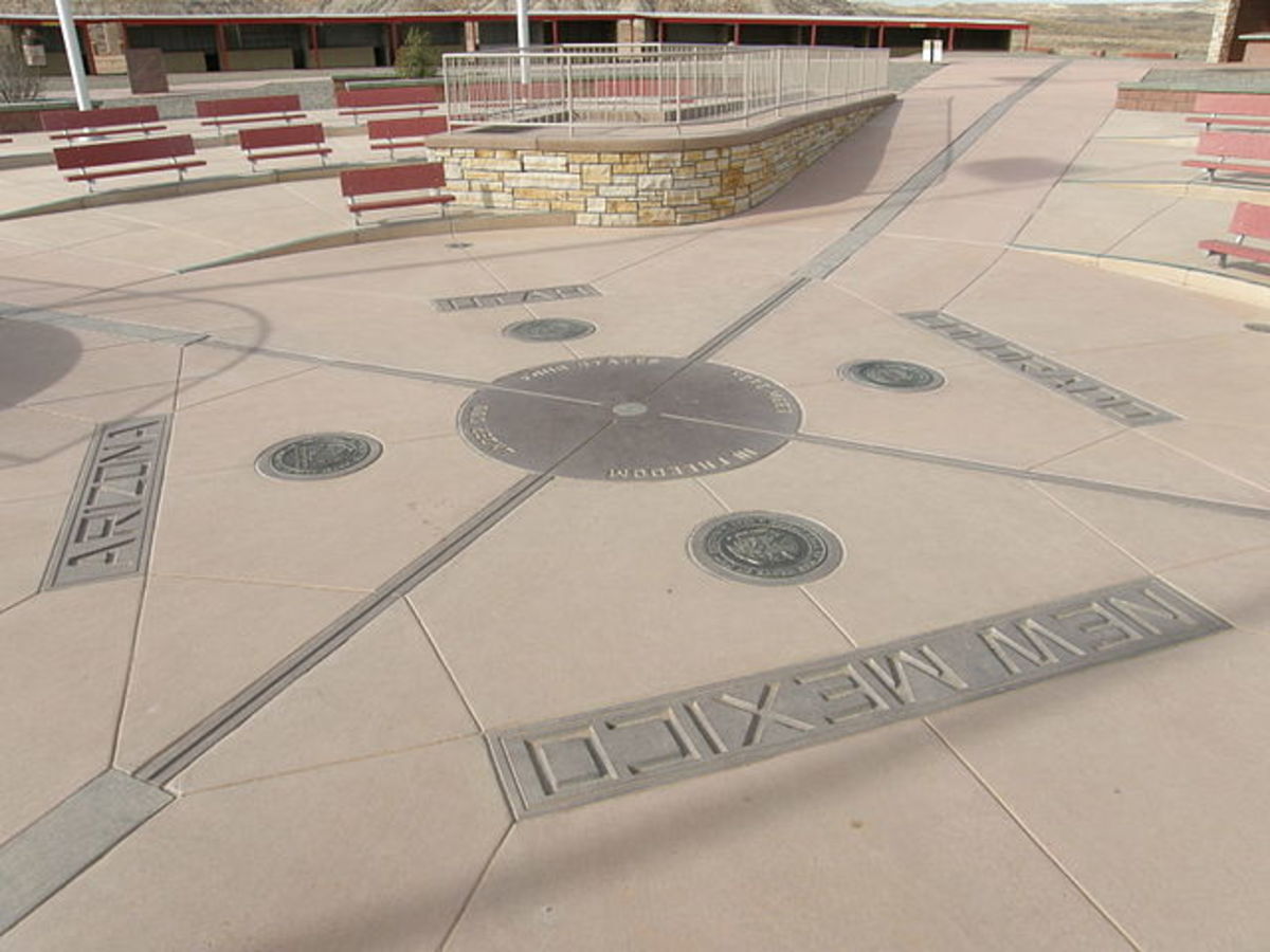 Monument at Four Corners -  Arizona, Colorado, New Mexico, and Utah