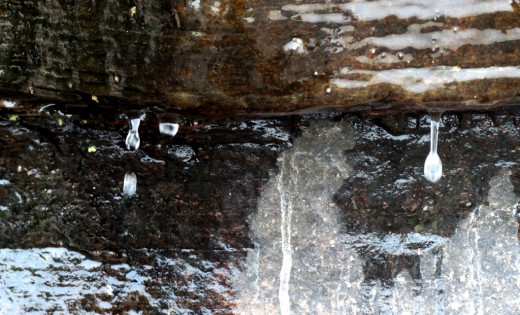 Dripping water of Hanuman Dhara 2