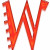 Print 1 of the letter w. Print 1 of the letter w.