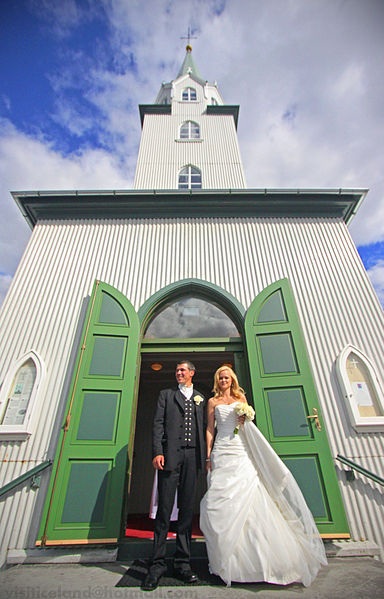 Just Married At Chapel