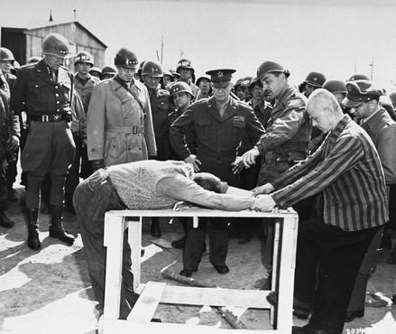 Torture during the Holocaust. Looks painful! (public domain)