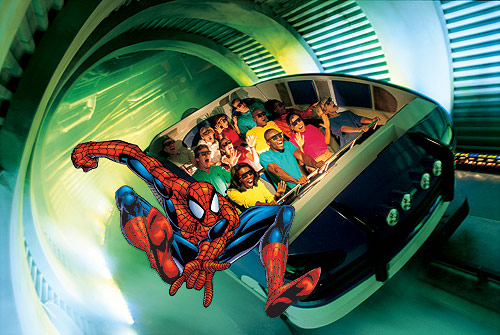 Spiderman Ride in Universal Studios