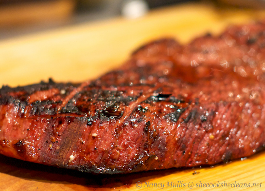 Grilled London broil Steak