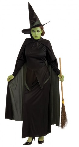 This costume is perfect for you if you want to look like a traditional witch for Halloween.
