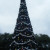 The giant Christmas tree outside of Disney Studios.