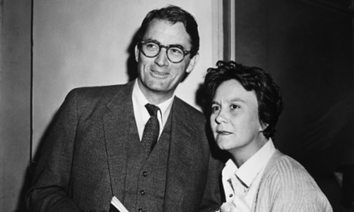 Nelle and Gregory Peck on set. They remained friends for the rest of his life. His grandson was named for her -  Harper Peck Voll.
