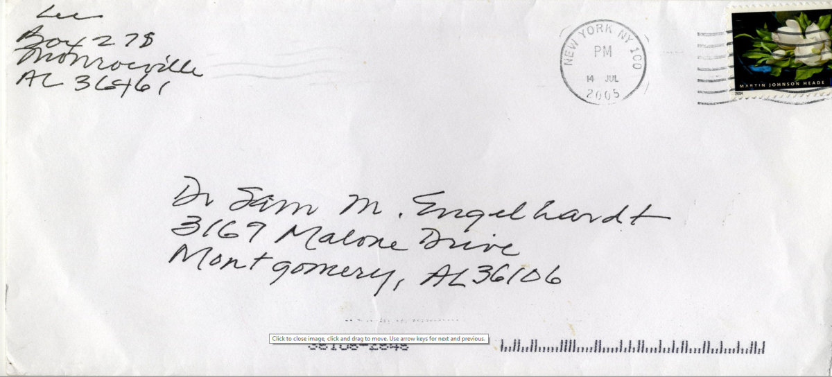 Postal envelope
