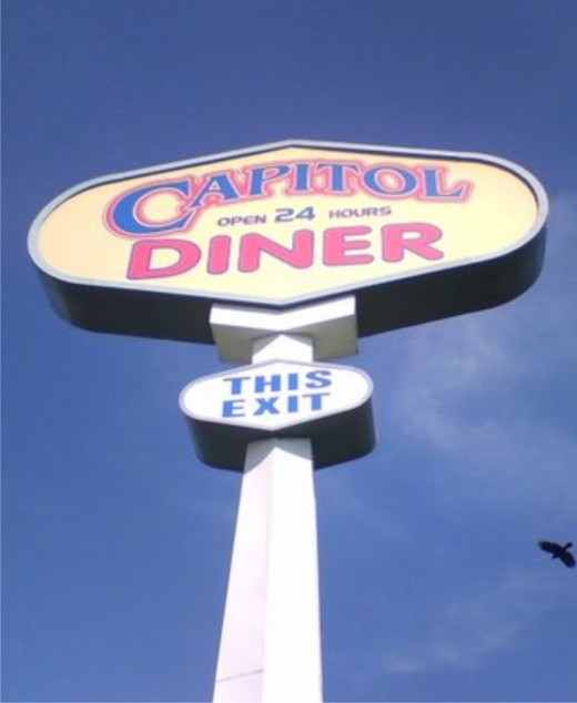 Capitol Diner is a landmark diner restaurant and can easily be found along I-83 in Harrisburg, PA