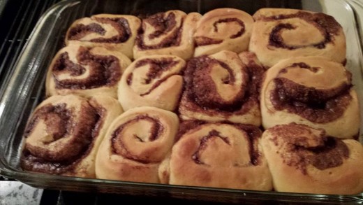 Grab any cinnamon roll recipe you like, or you can use ones straight from a can.