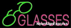 Glasses Neon Sign