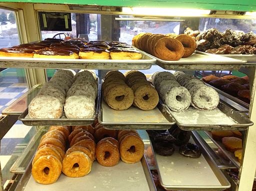A selection of doughnuts
