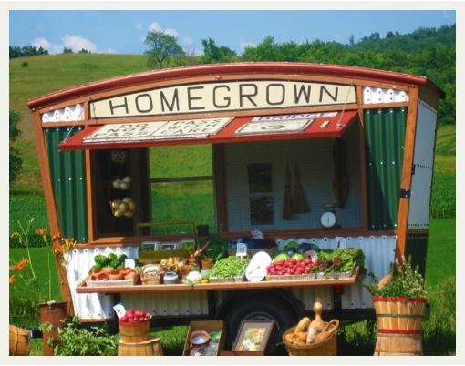A very prosperous farm produce stand