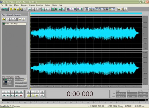 under-amplified audio