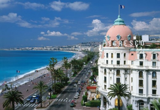 Promenade Des Anglais in Nice is a Beautiful Place to Visit Along The French Riviera