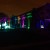 Multi colored lights at the Linnnean House area Multi colored lights at the Linnnean House area