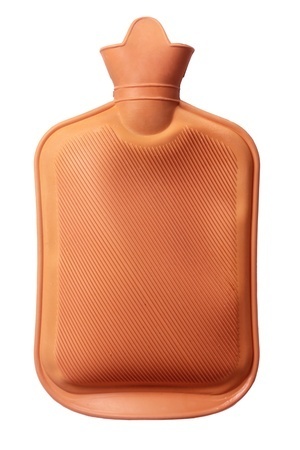 This is a hot water bottle.  You don't see these around anymore!