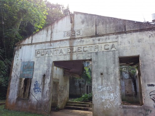 This was an old hydroelectric plant.  Enter at your own risk.