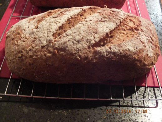 Don't be afraid of the bread getting very dark-- It's all good!