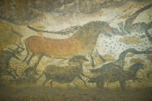 Paintings from Lascaux